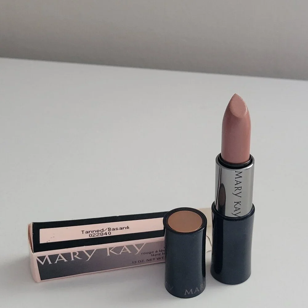 Mary Kay Creme Lipstick TANNED Discontinued Full Size .13oz New with Box